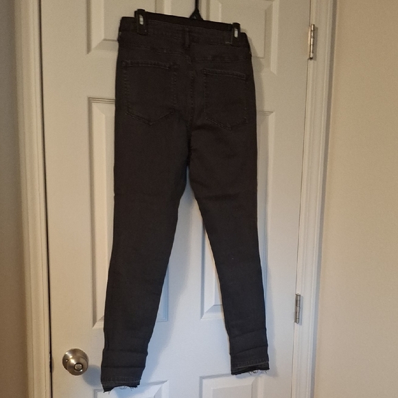 Aeropostale High Rise Black Jeans Sleek Fit - Picture 7 of 7